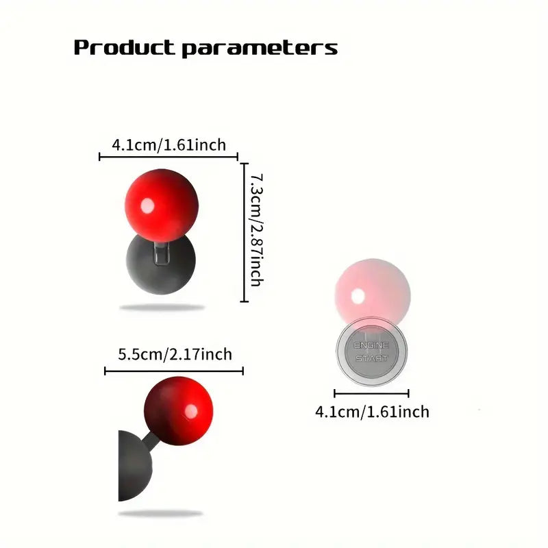 Car Engine Start Stop Button Cover