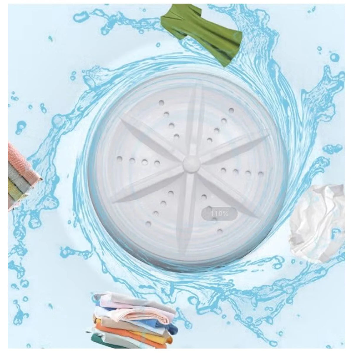 2 in 1 Mini Portable Washing Machine