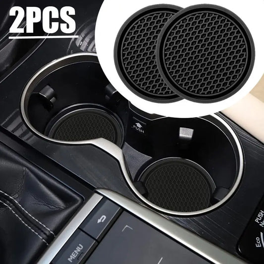 Silicone Car Cup Holder Coaster(2 pcs)