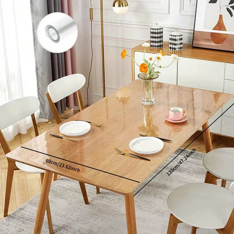 غطاء حماية طاولة مستطيل من مادة PVC