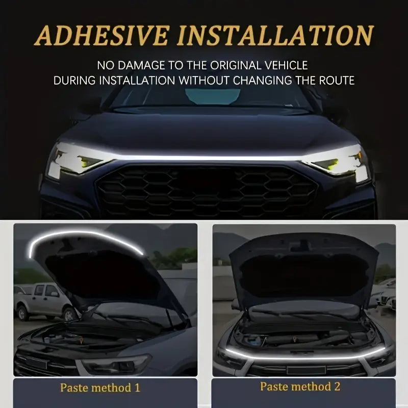 12V LED Hood Light Strip for Car(1.5m)