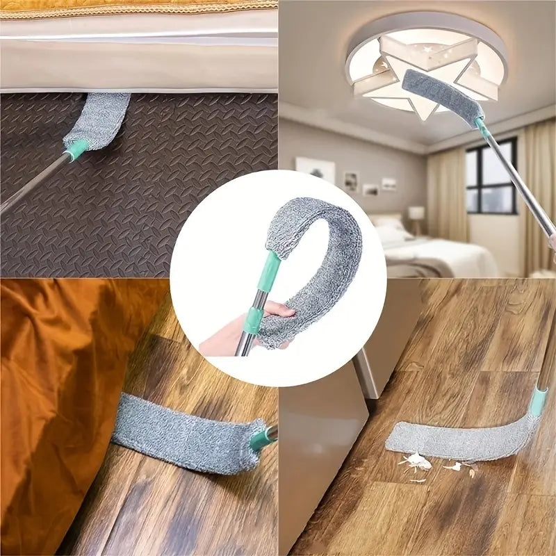 فرشاة تنظيف مع قضيب قابل للتمديد