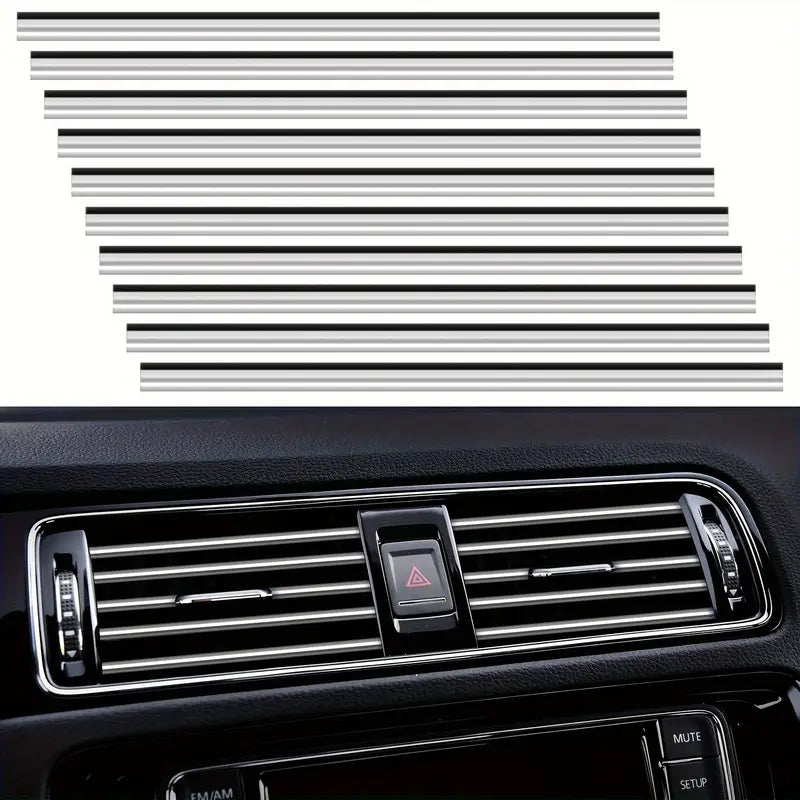 Car Air Conditioner Air Outlet Decorative Strips(20 pcs)