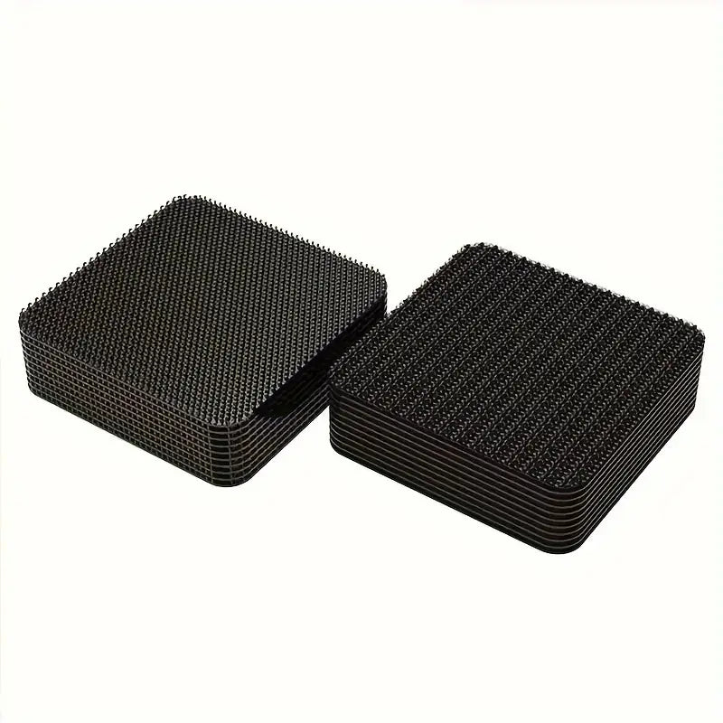 ملصقات تثبيت السجاد ذات الوجهين (10 أزواج)