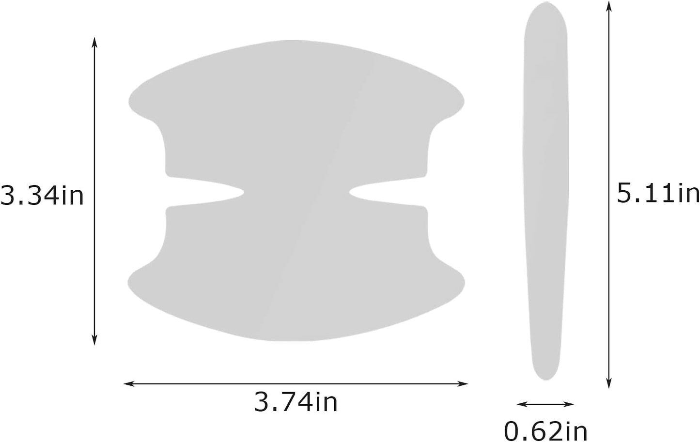 Car Door Handle Protective Sticker(8 pcs)