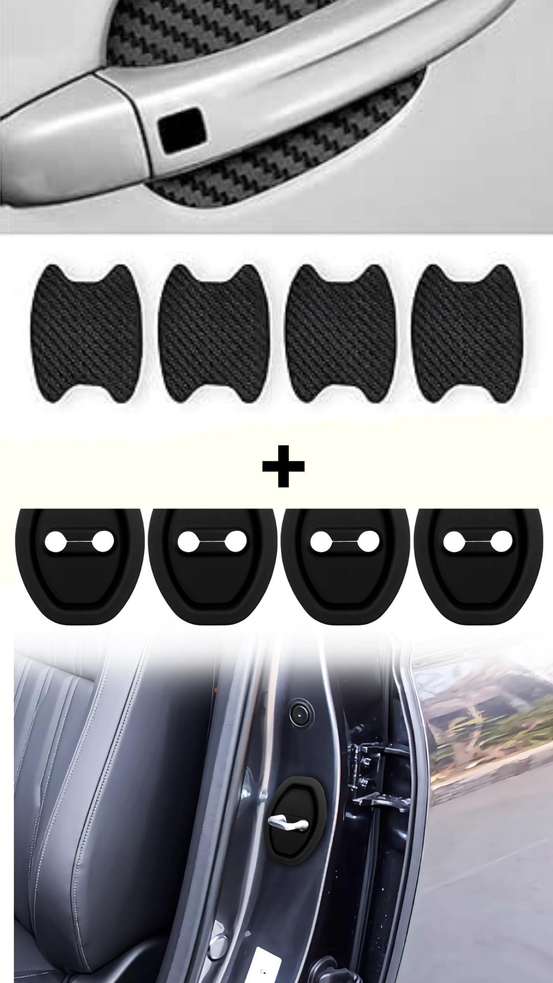 Silicone Car Door Lock Cover(4pcs)