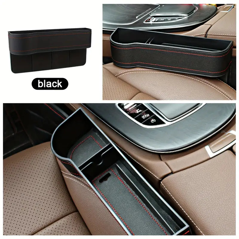 منظم فجوات مقعد السيارة العالمي (قطعتان)