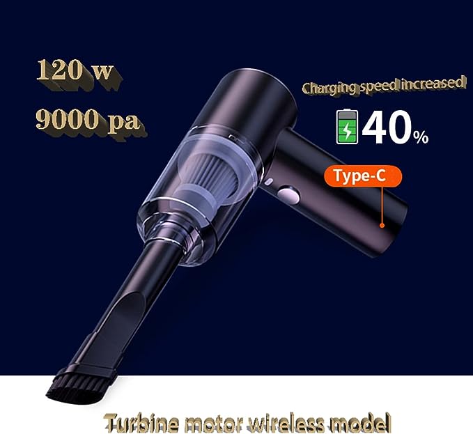 مكنسة كهربائية لاسلكية محمولة للسيارة والمنزل