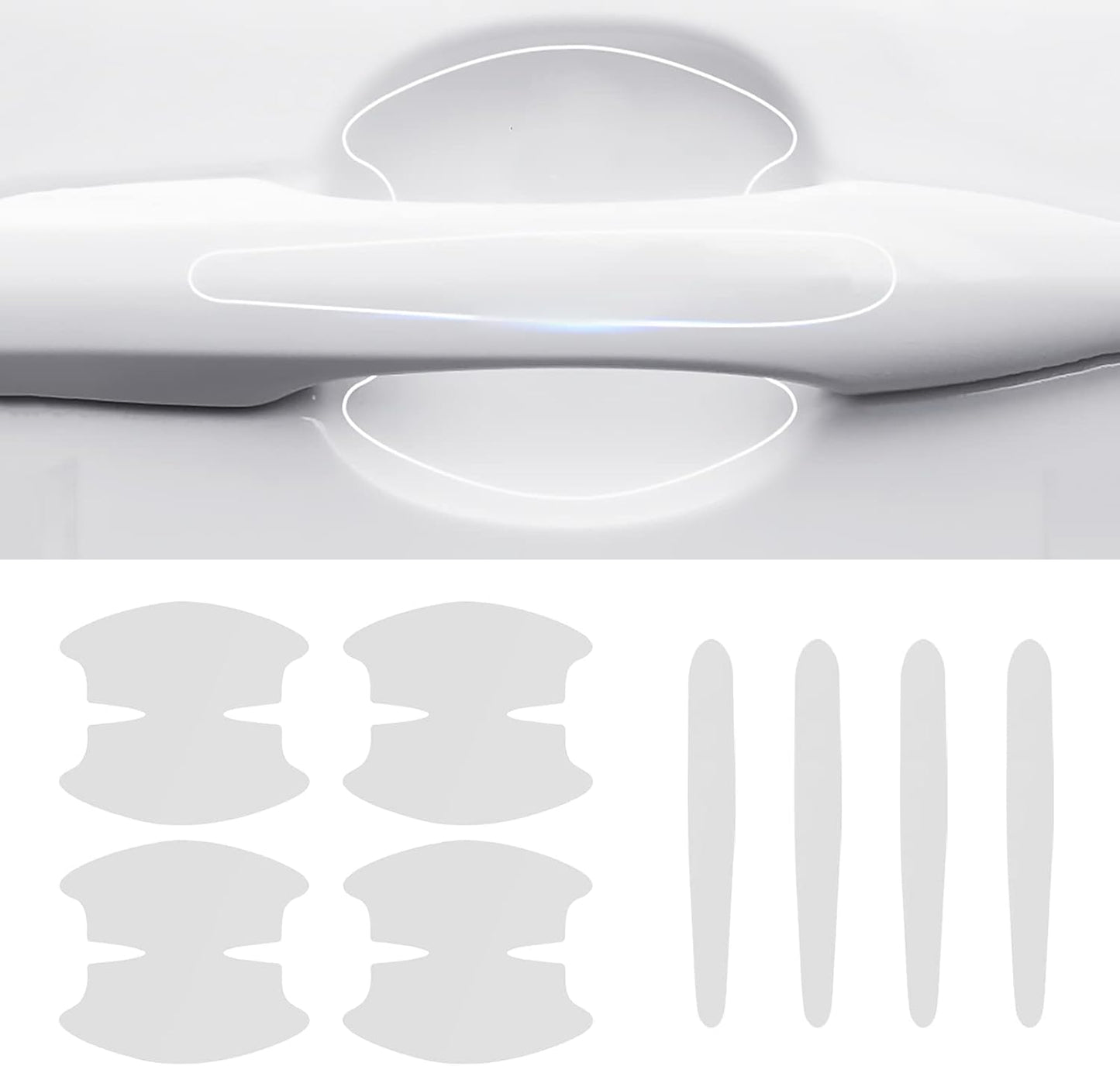 Car Door Handle Protective Sticker(8 pcs)