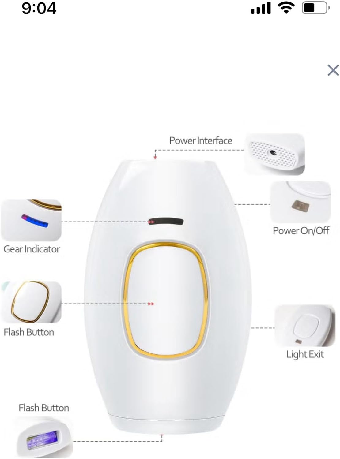 MINI LASER HAIR REMOVAL