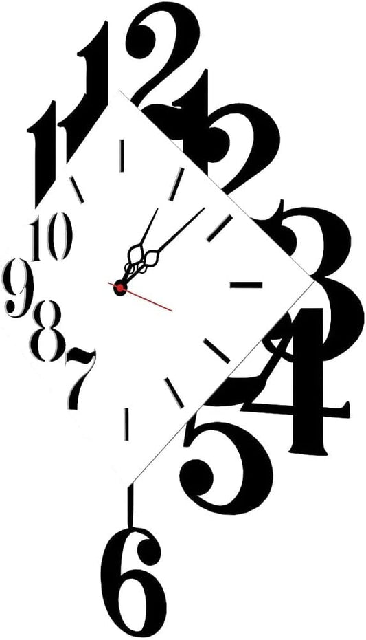 Diamond shape Big Wall Clock