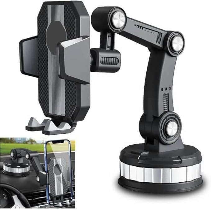 حامل هاتف للسيارة قابل للدوران 360 درجة وقابل للتعديل
