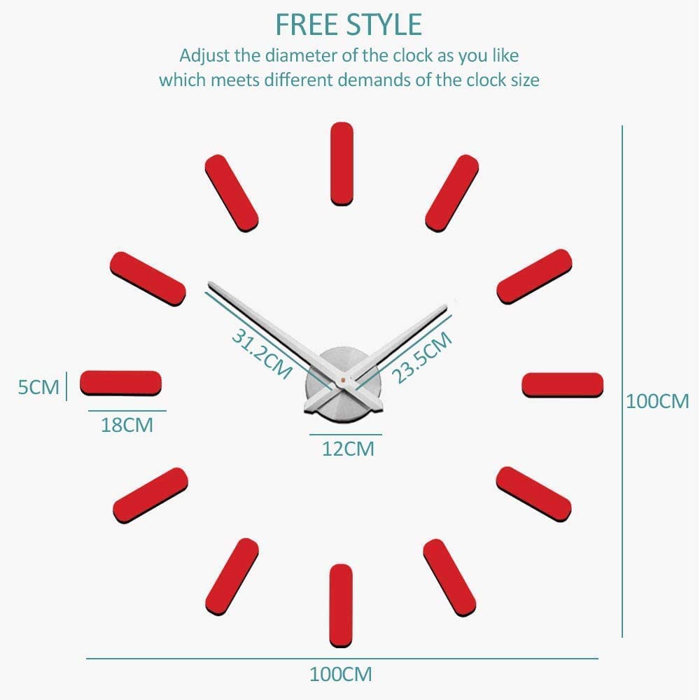 Acrylic Mirror Watch Decor