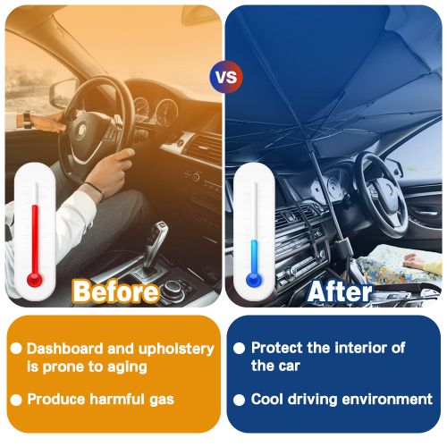 مظلة سيارة قابلة للطي