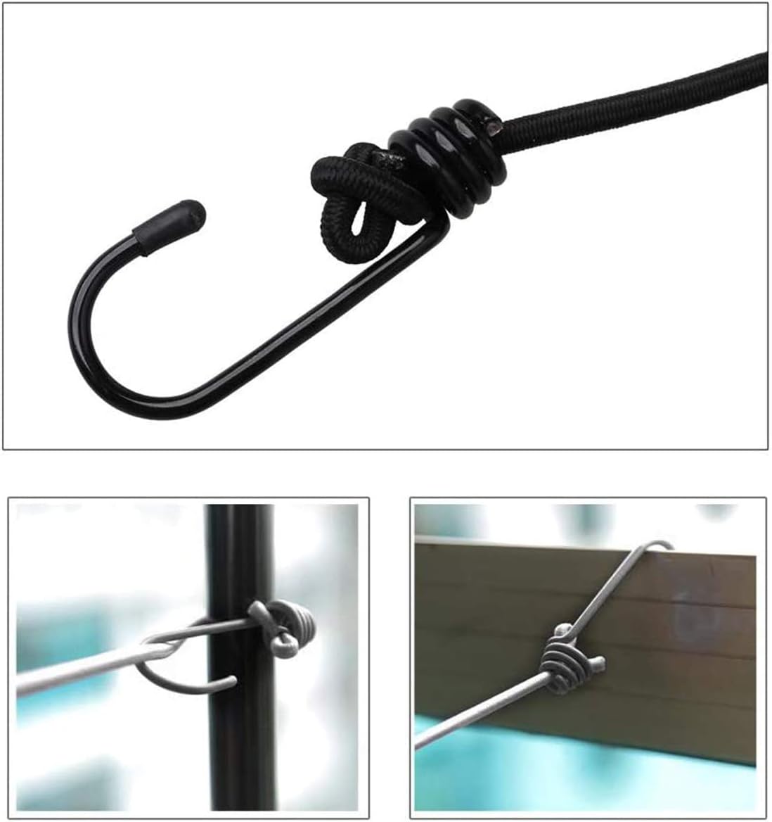 حبل غسيل قابل للسحب مع 12 مشبكًا بلاستيكيًا