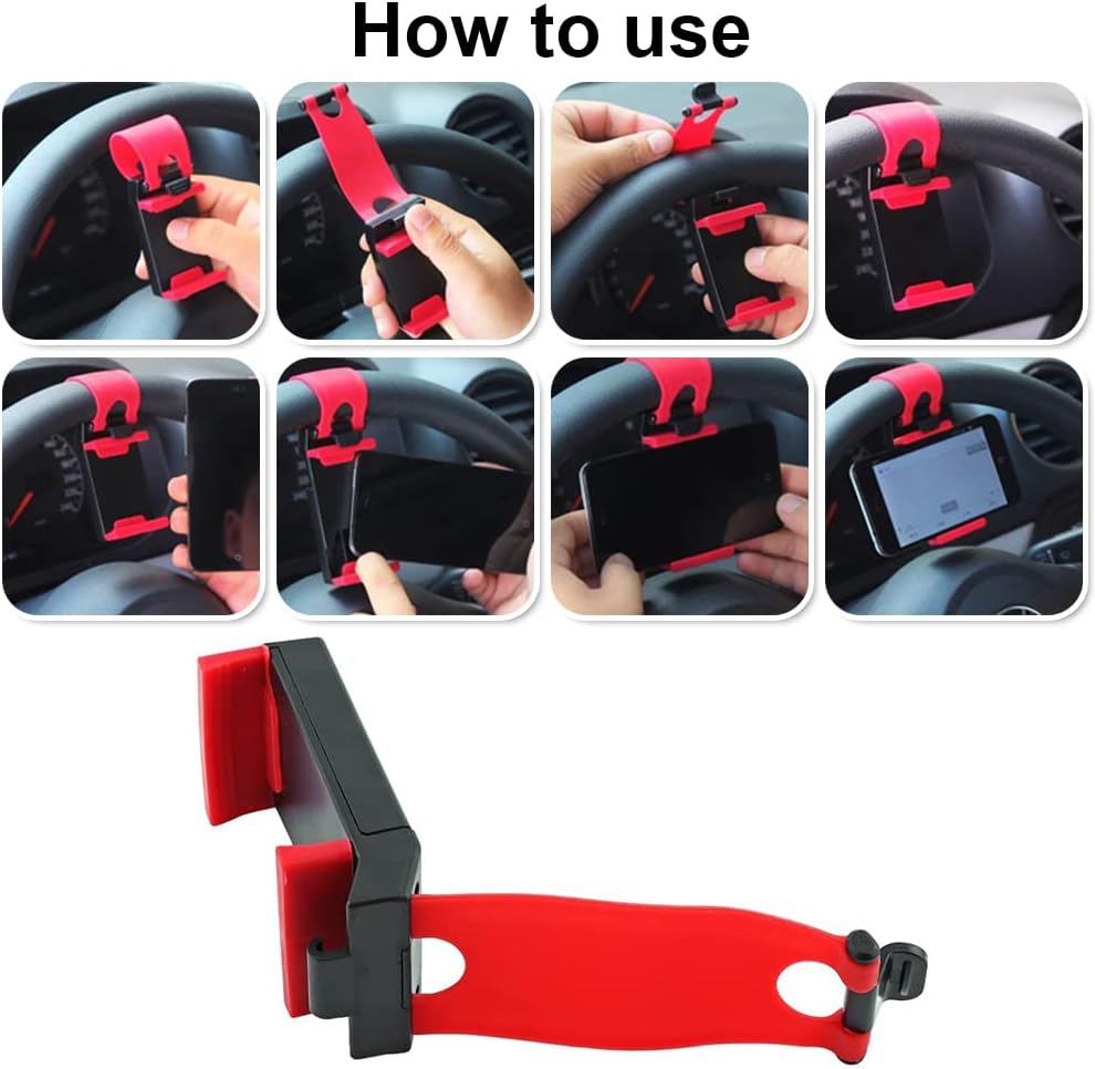 Car Steering Wheel Phone Holder
