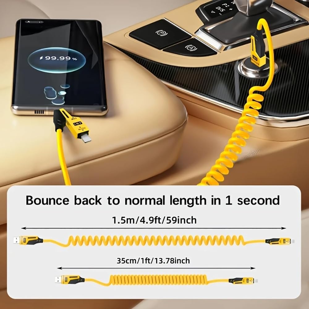 4-in-1 high-speed charging cable(Android and iPhone)