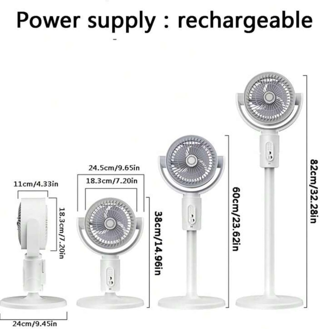 مروحة تدوير الهواء التي يتم التحكم فيها عن بعد