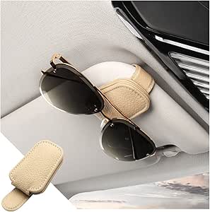 Leather Car Sun Glasses Clip