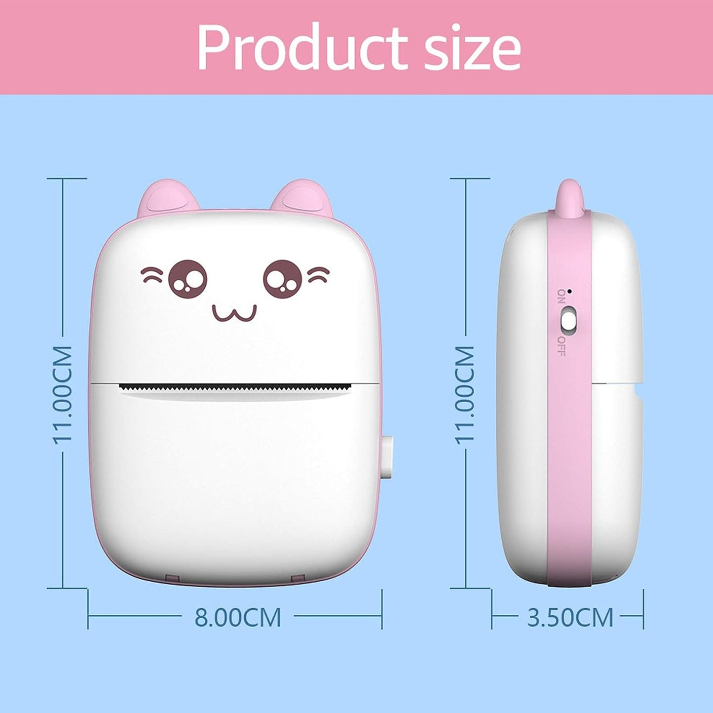 طابعة جيب صغيرة محمولة