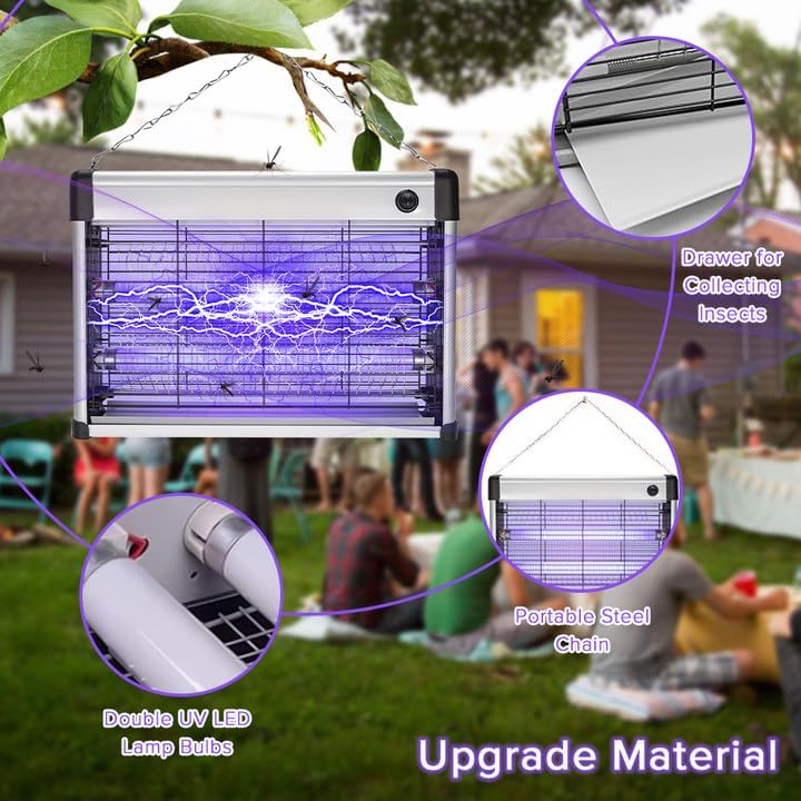 مصباح قاتل البعوض بالصدمات الكهربائية