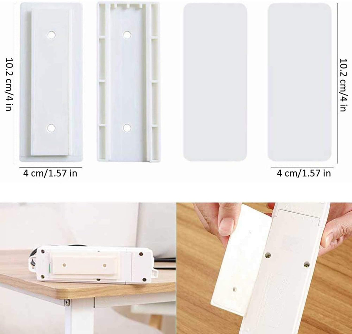 Wall-Mounted Power Strip Holder(10 Pcs)