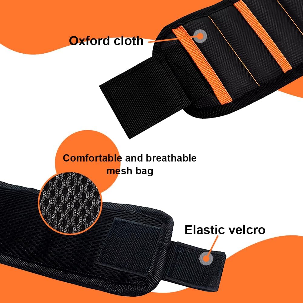 Heavy-Duty Magnetic Tool Wrist Band