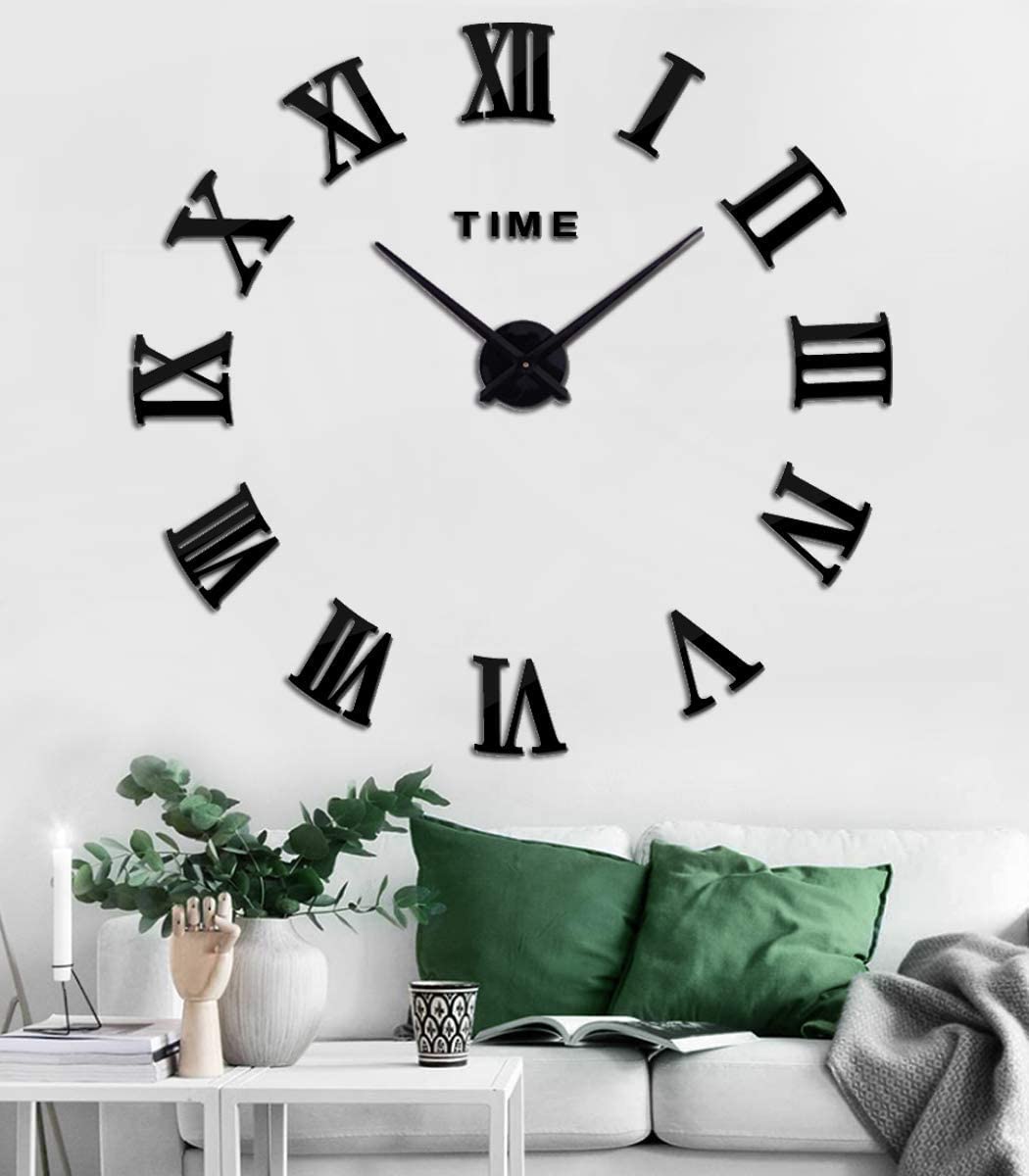 Stylish DIY Roman Numerals Wall Clock