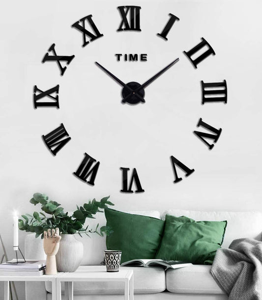 Stylish DIY Roman Numerals Wall Clock