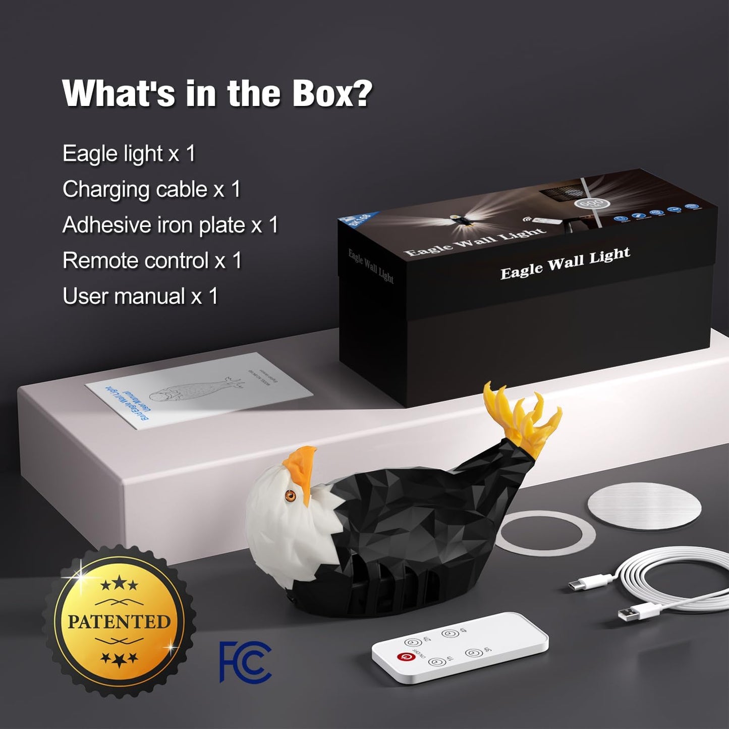 مصباح حائط النسر