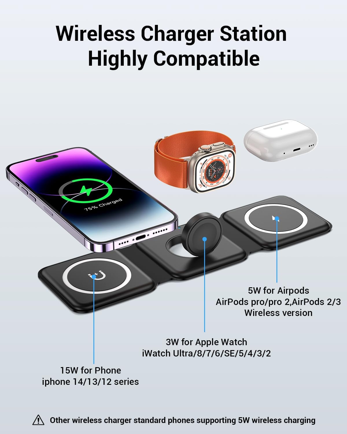 Wireless Charger  3 in 1