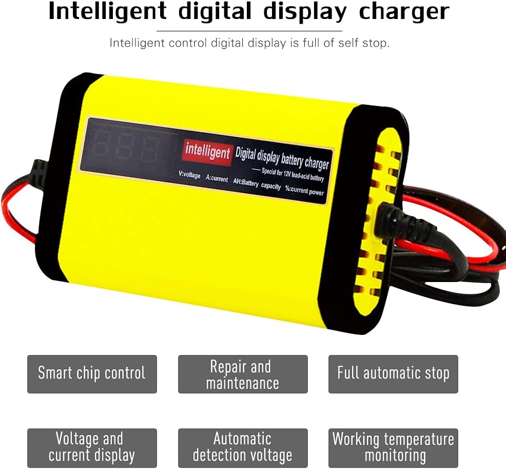 Automatic 12V 2A Car Battery Charger