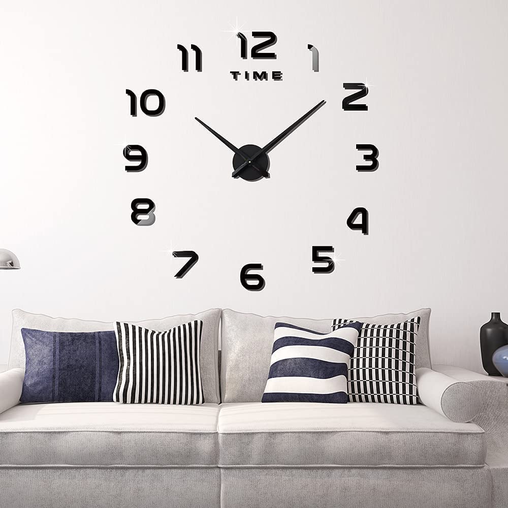 3D DIY Frameless Acrylic Wall Clock