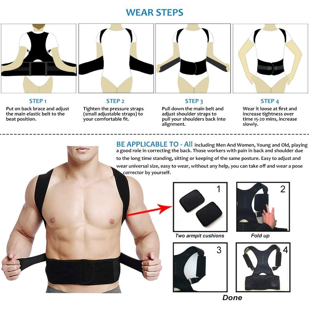 Adjustable Posture Corrector Belt
