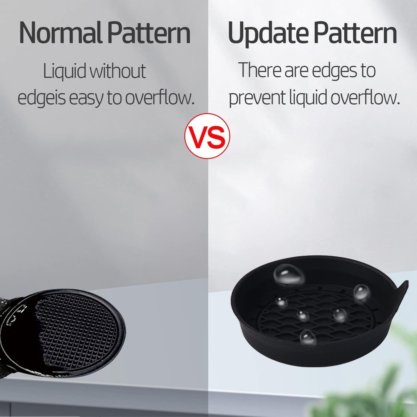 Silicone Car Cup Holder Coaster(2 pcs)