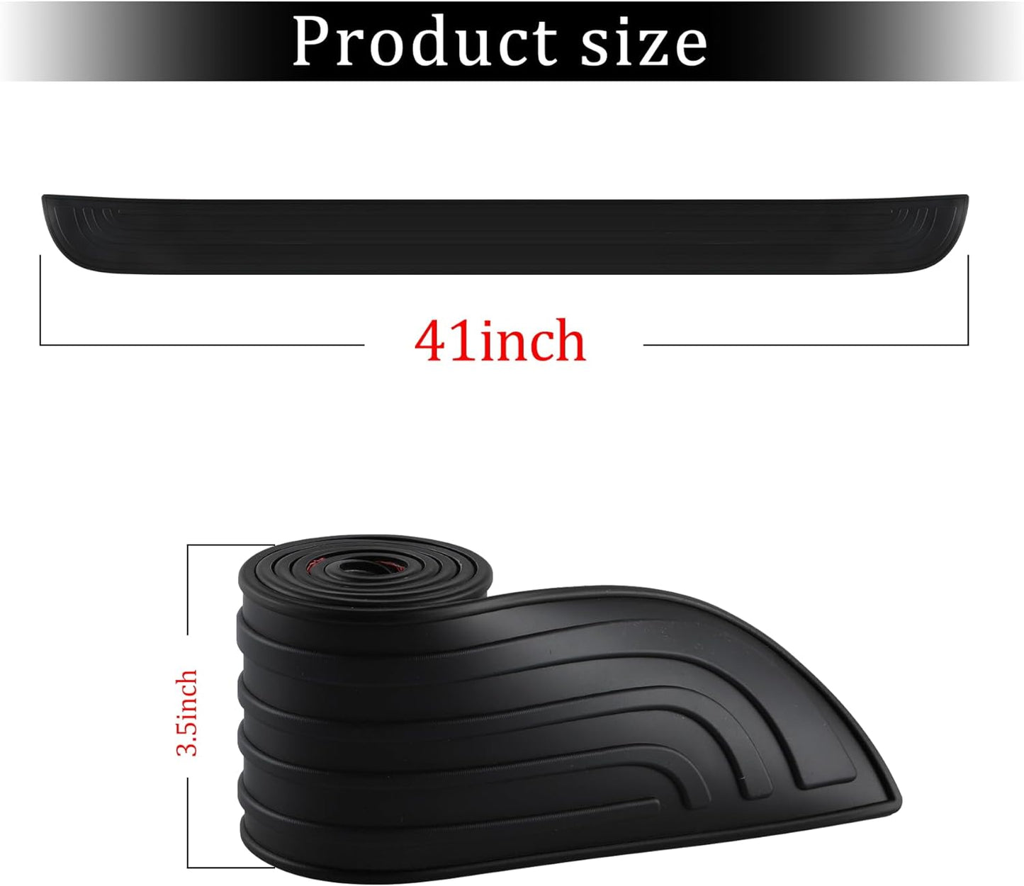 Car Rear Bumper Rubber Protector