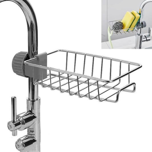 Adjustable Stainless Steel Faucet Shelf