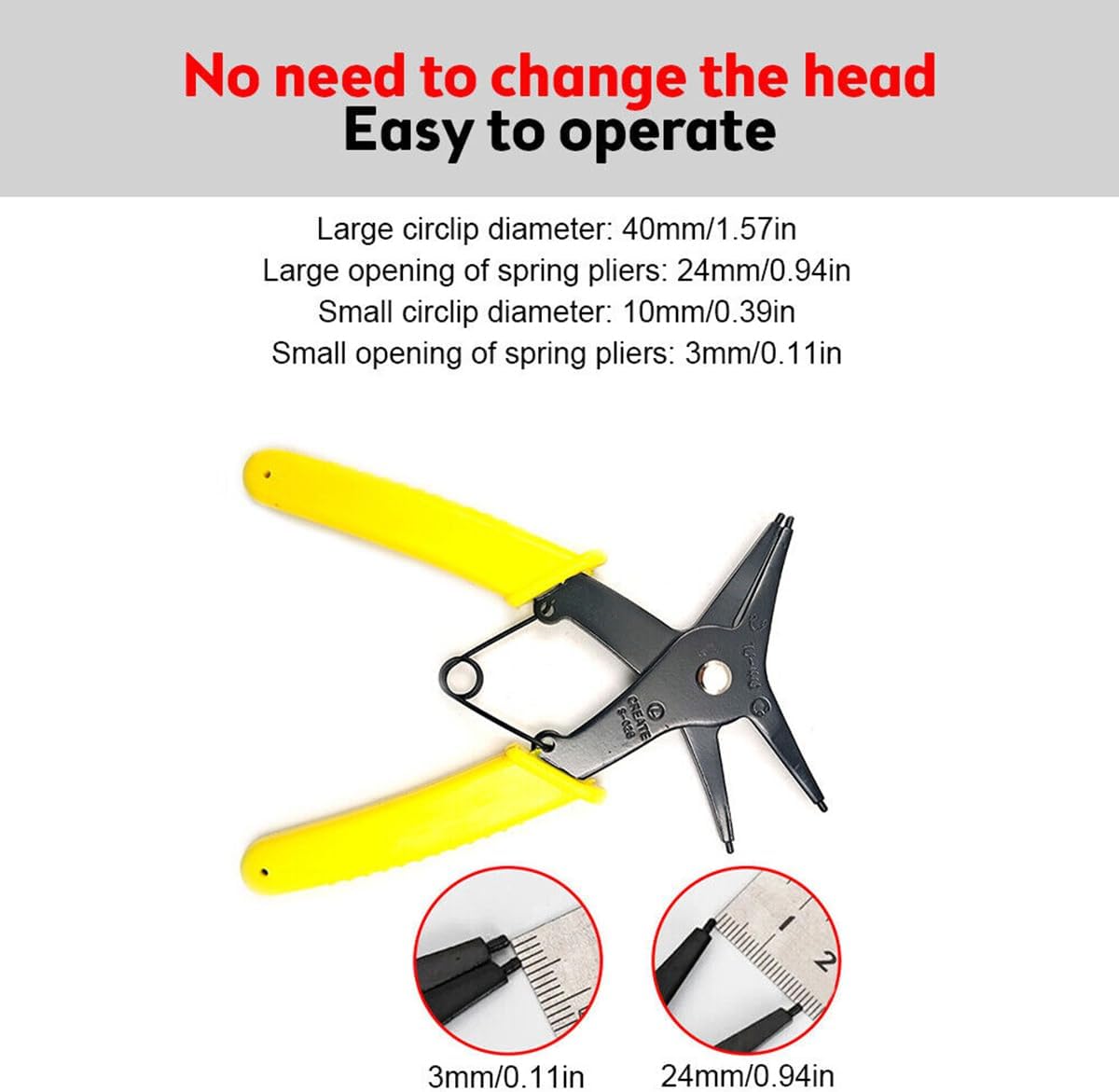 2 in 1 Snap Ring Pliers