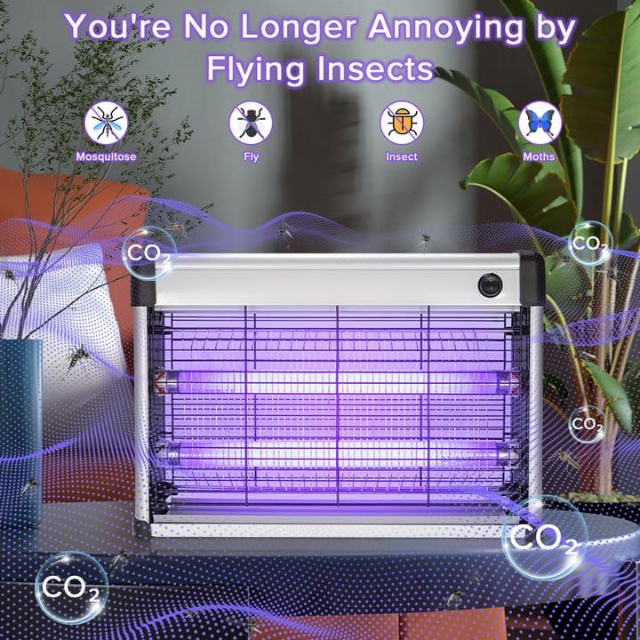 مصباح قاتل البعوض بالصدمات الكهربائية