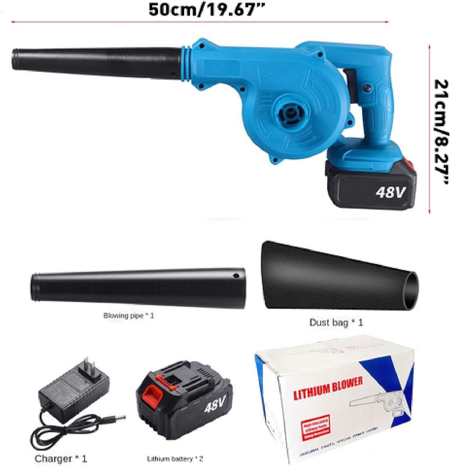 2 in 1 Chargeable Blower and Vacuum