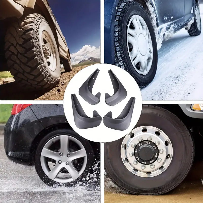 4PCS Universal Car Fender Mud Guards