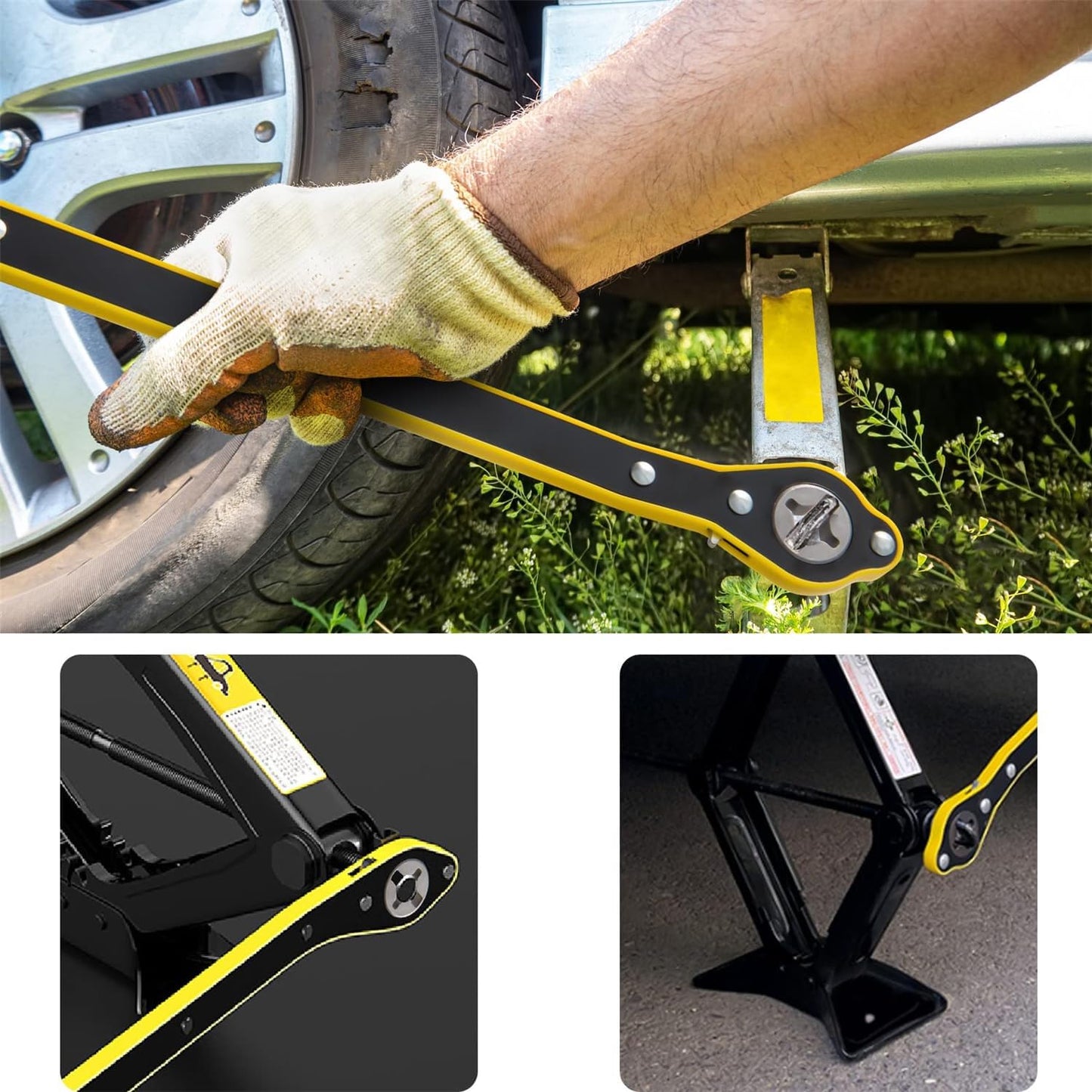 Car Jack Ratchet Wrench