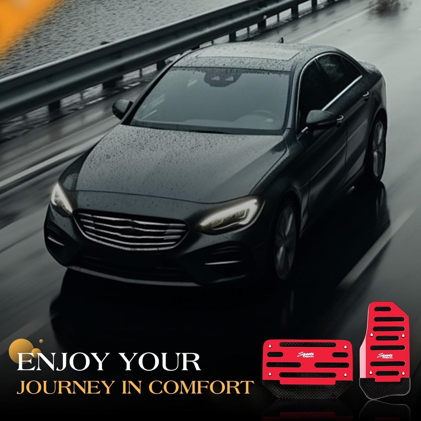 Non-Slip Car Pedal Pads Set(2 pcs)