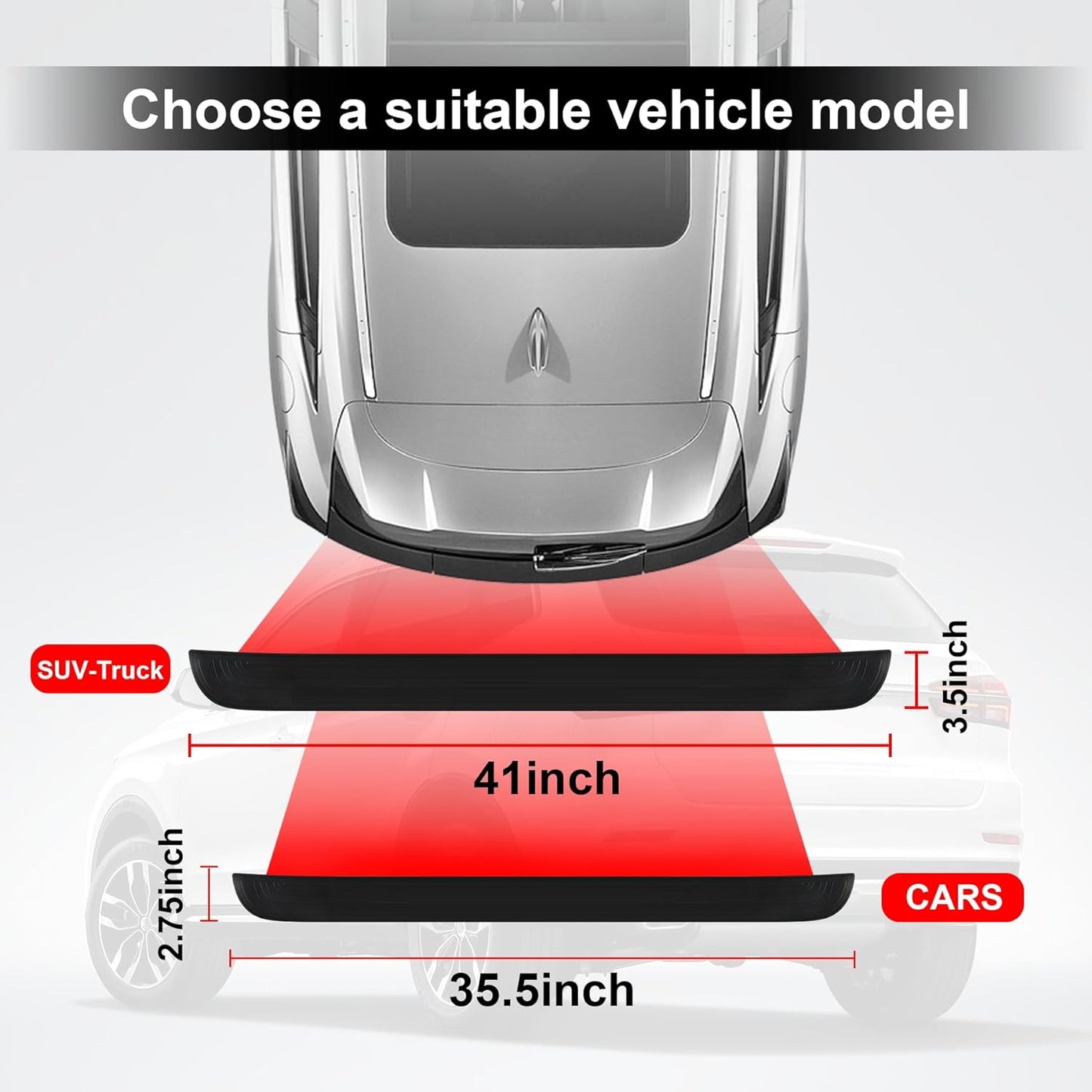 Car Rear Bumper Rubber Protector