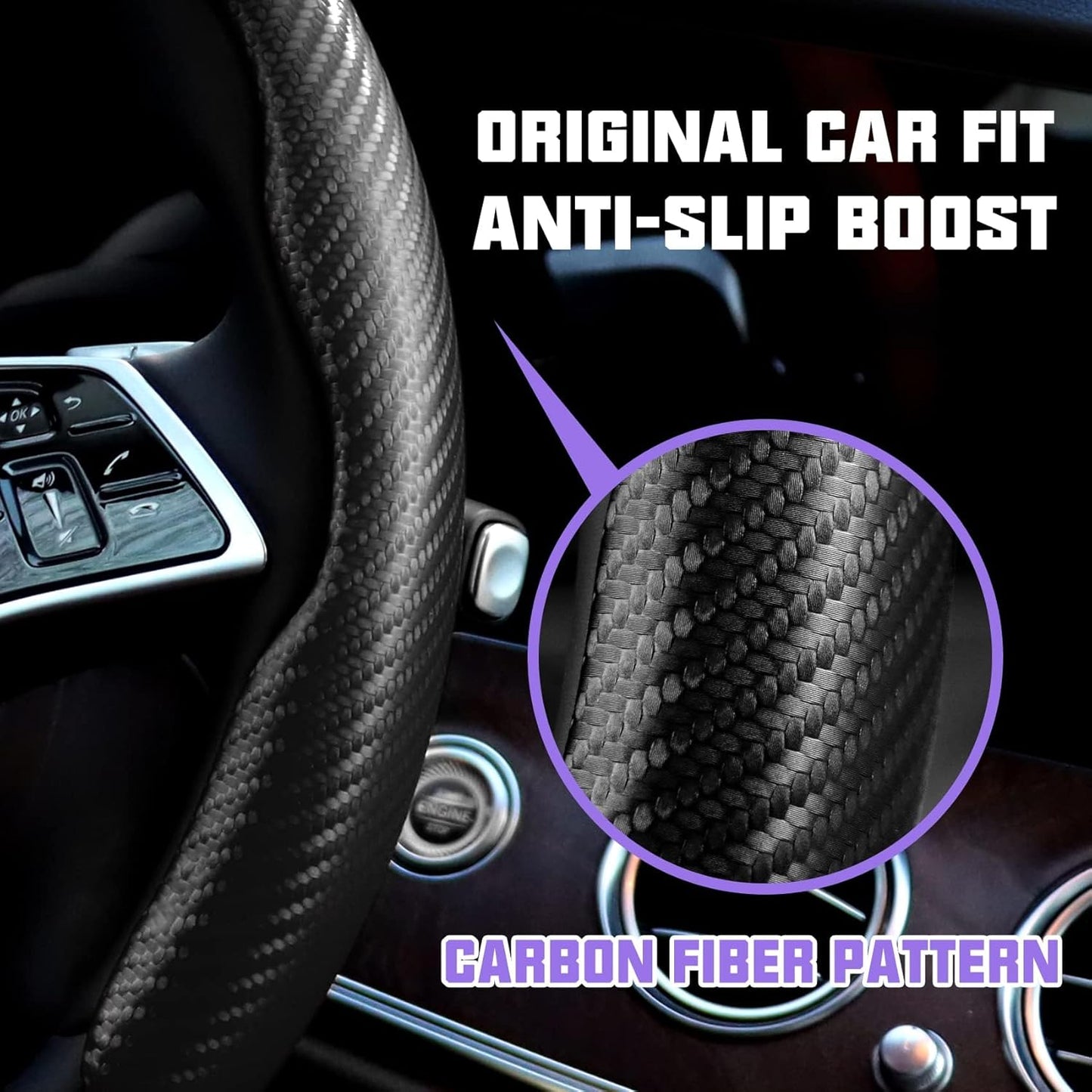 Anti-Slip Car Steering Wheel Cover