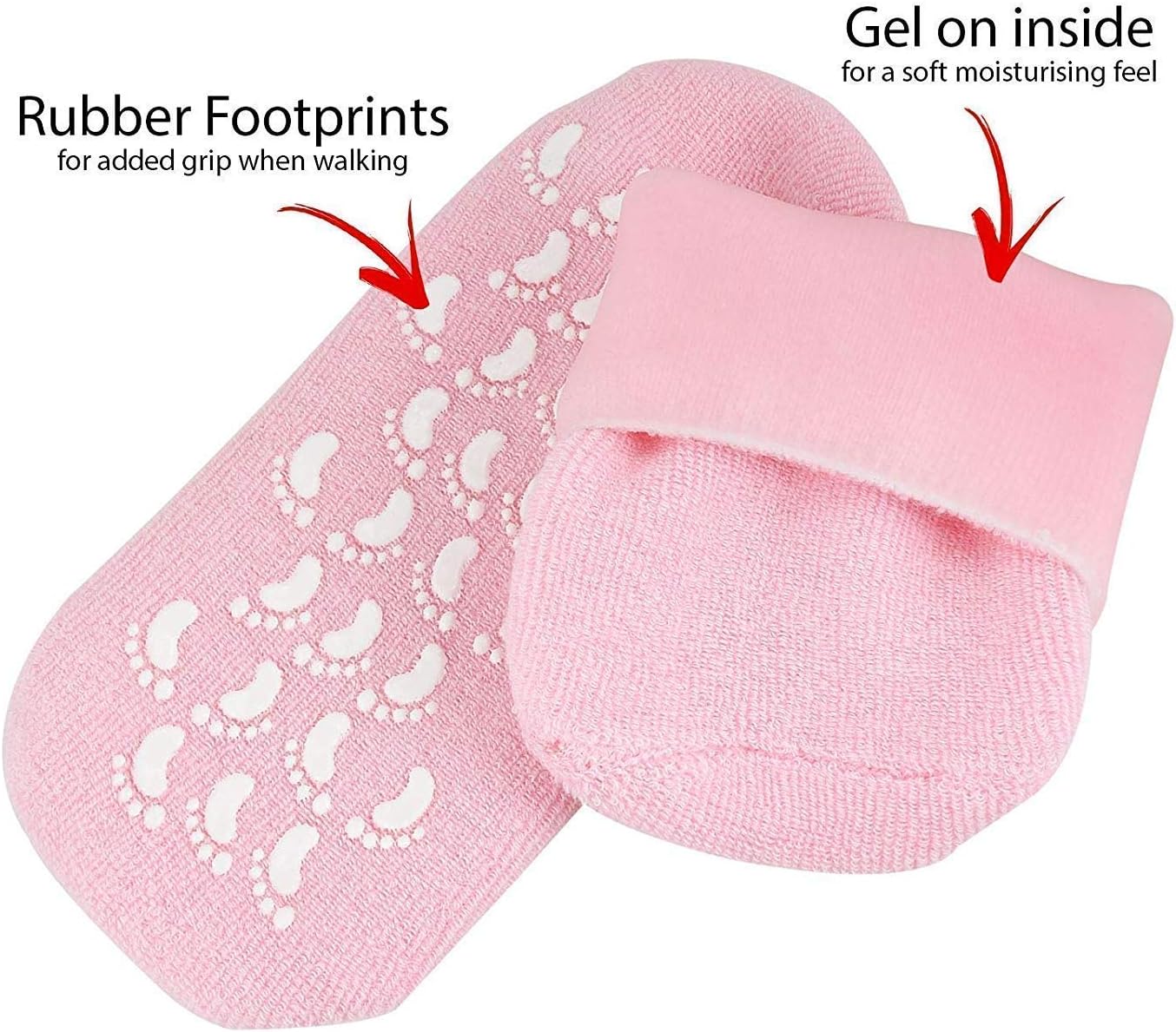 Silicon Moisturizer Gel Socks-3 Pairs