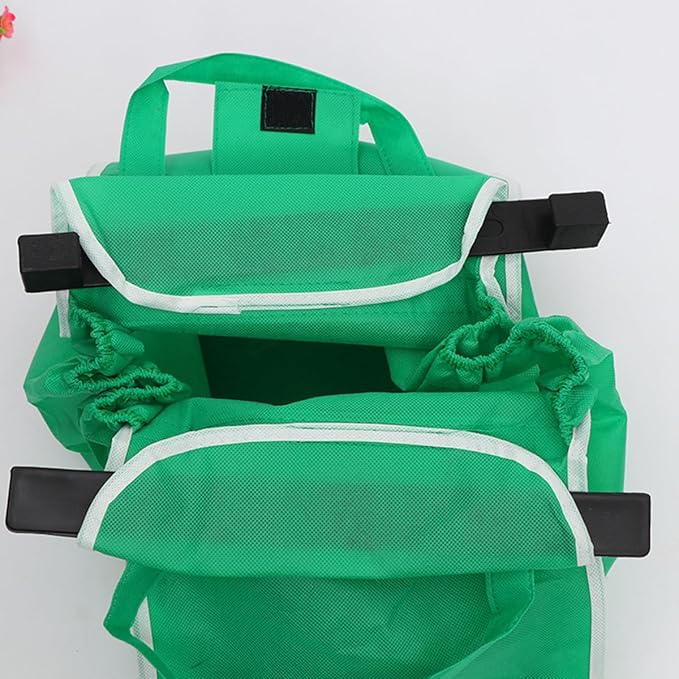 حقائب عربة التسوق القابلة لإعادة الاستخدام (عبوة من قطعتين)