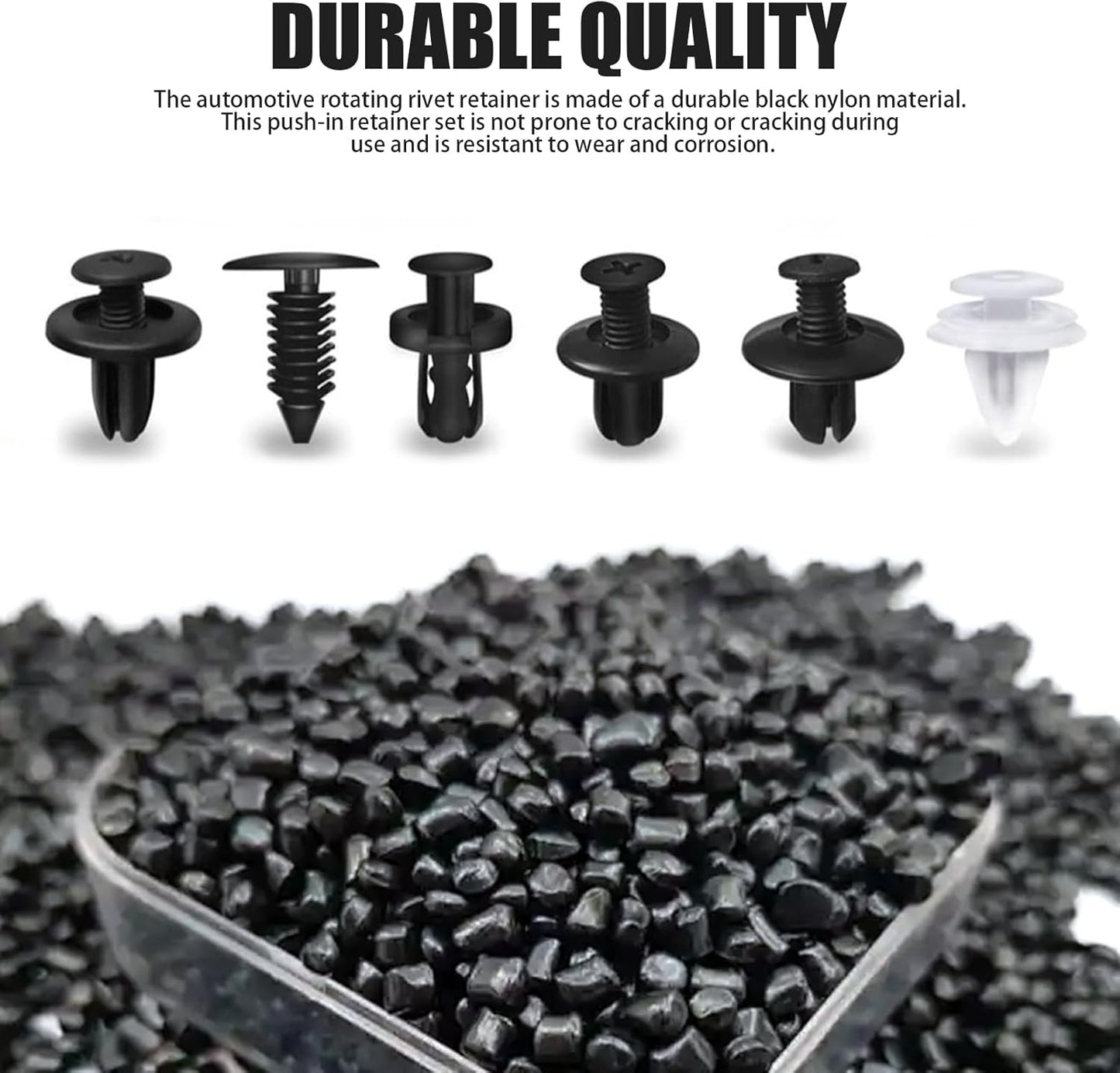 Multi-Model Car Plastic Fastener Clip(100 Clips with Screwdriver)