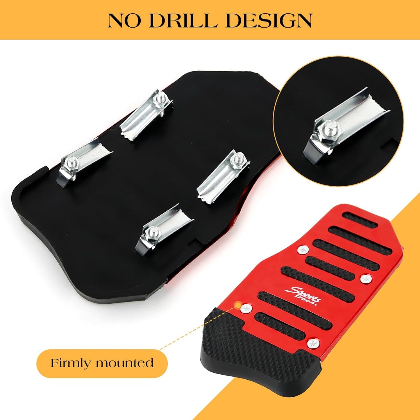 Non-Slip Car Pedal Pads Set(2 pcs)