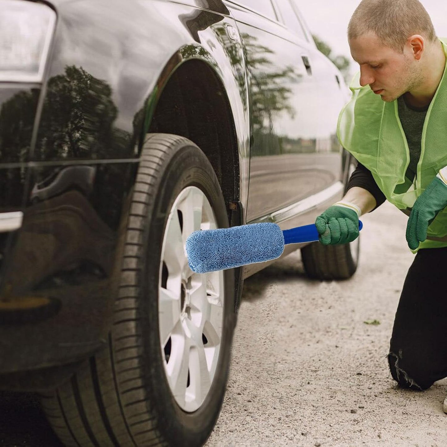 Microfiber Car Wheel Rim Brush